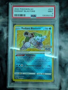 2022 POKEMON GORADIANT BLASTOISE#018 MINT 9